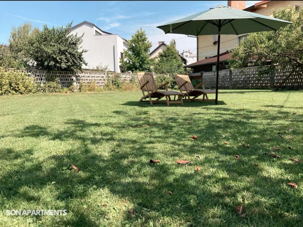 Huge Bbq Garden 2, Spacious Flat, Ac, Free Parking 2 Ljubljana Kültér fotó