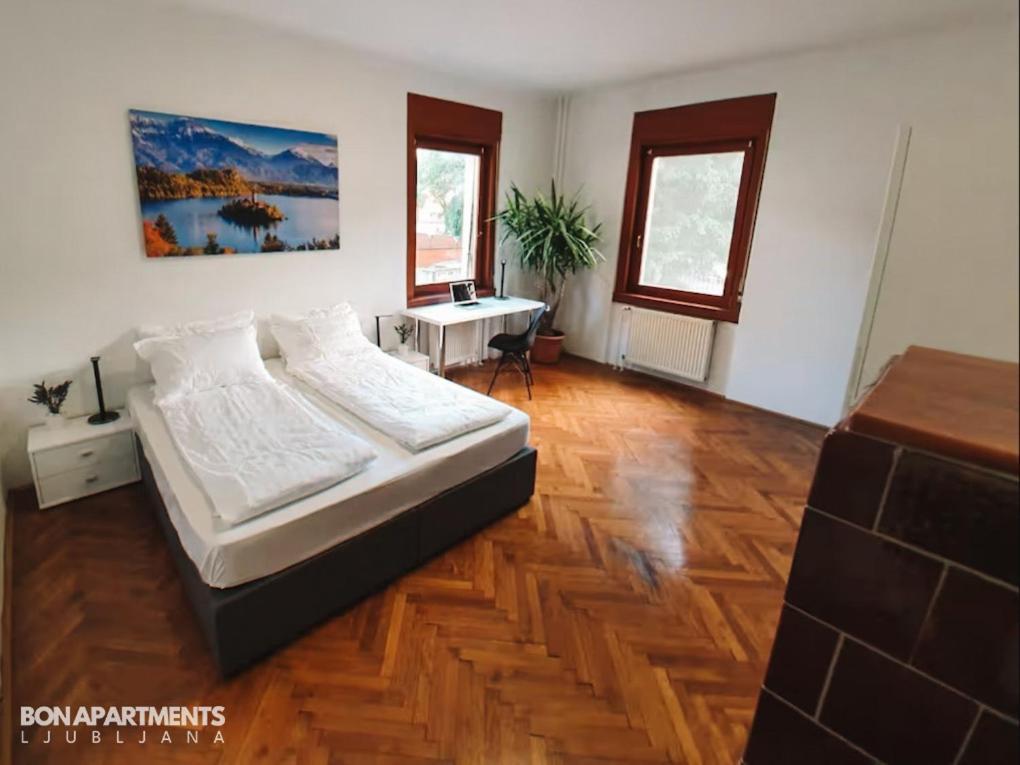 Huge Bbq Garden 2, Spacious Flat, Ac, Free Parking 2 Ljubljana Kültér fotó