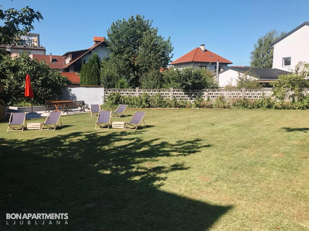 Huge Bbq Garden 2, Spacious Flat, Ac, Free Parking 2 Ljubljana Kültér fotó